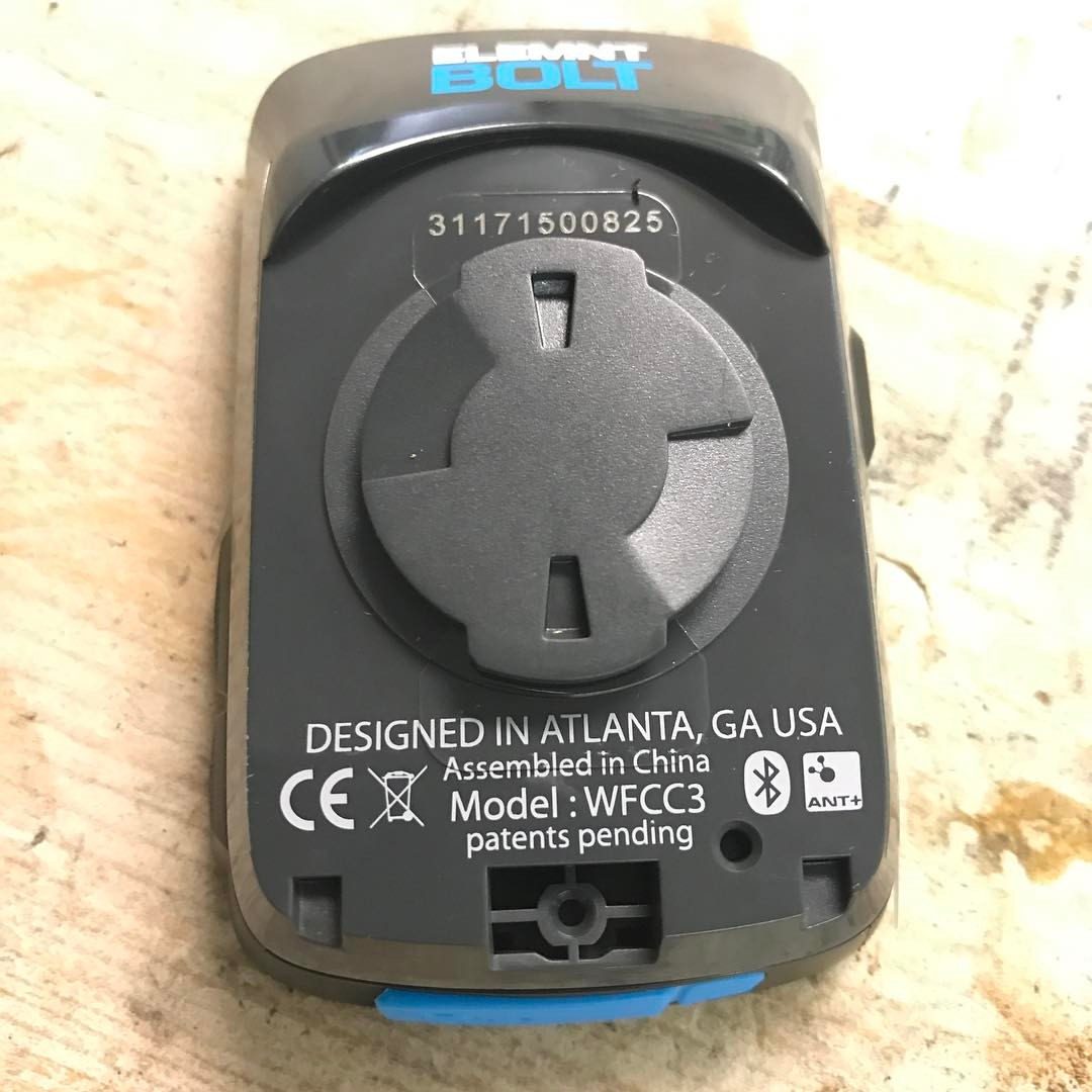 Wahoo Elemnt Bolt Back