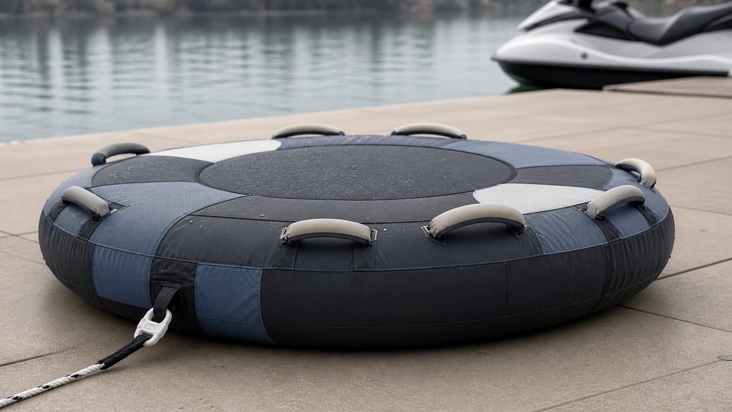 Illustration for towable tubes for jet ski