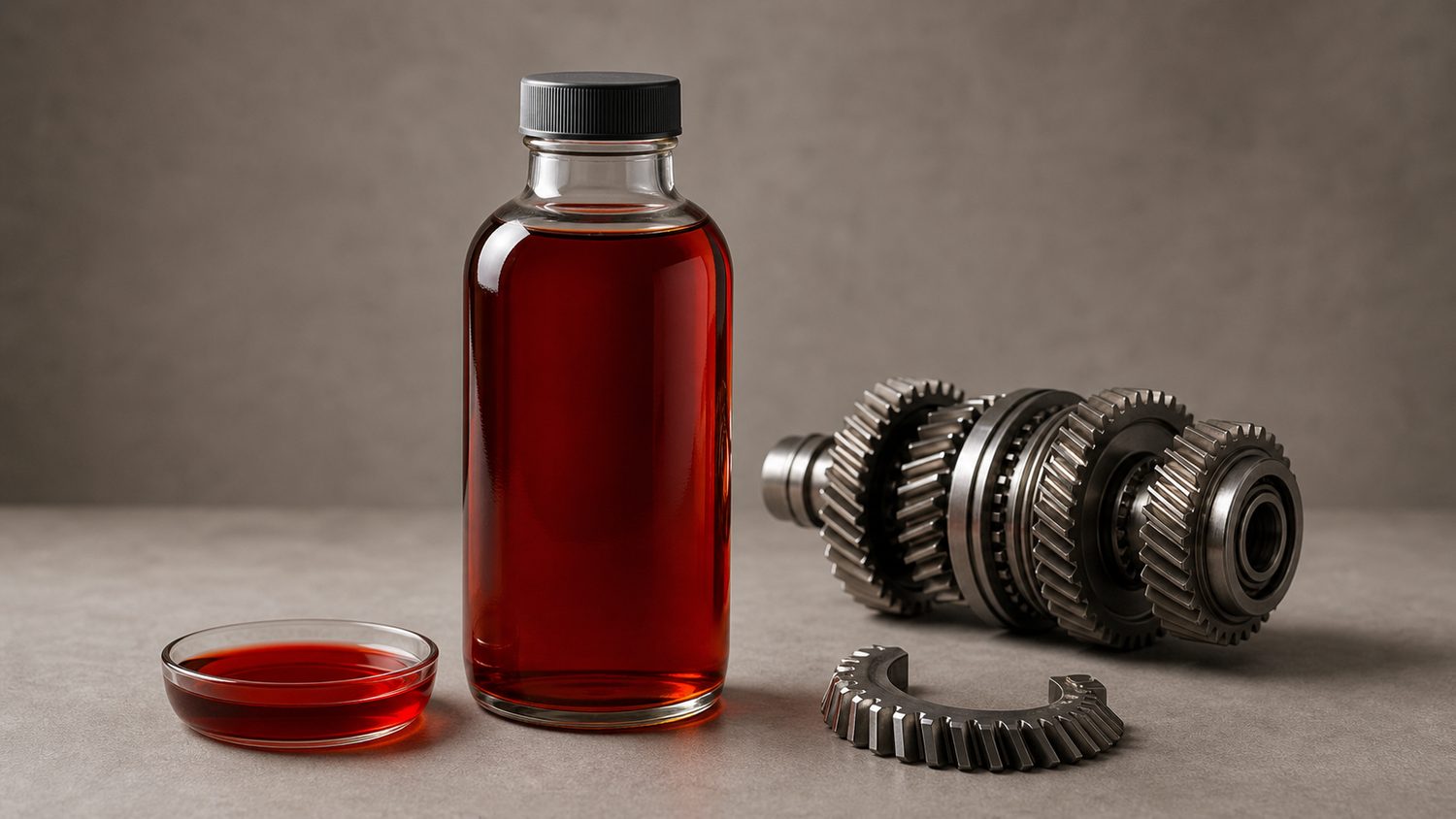 Illustration for transmission fluid for frs