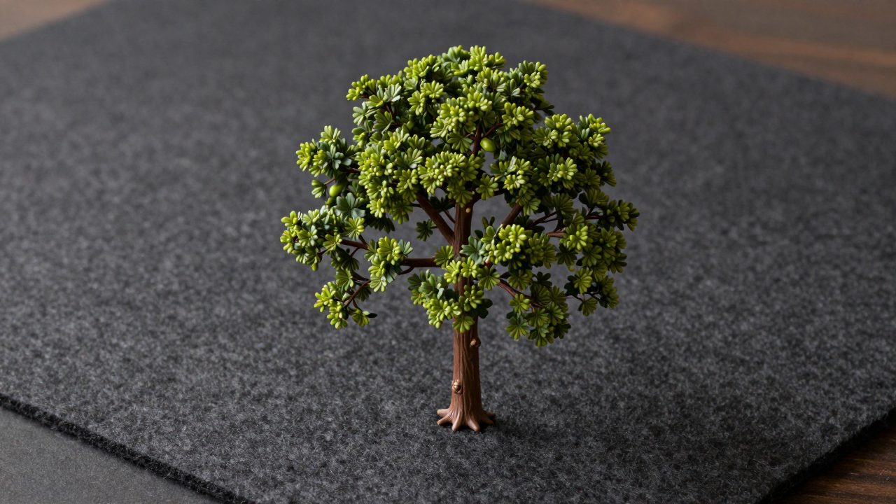 Illustration for tree for flag pole
