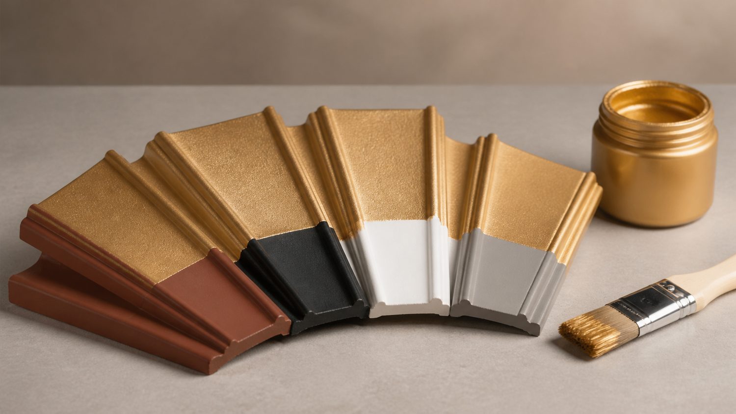 Illustration for undercoat color for gold