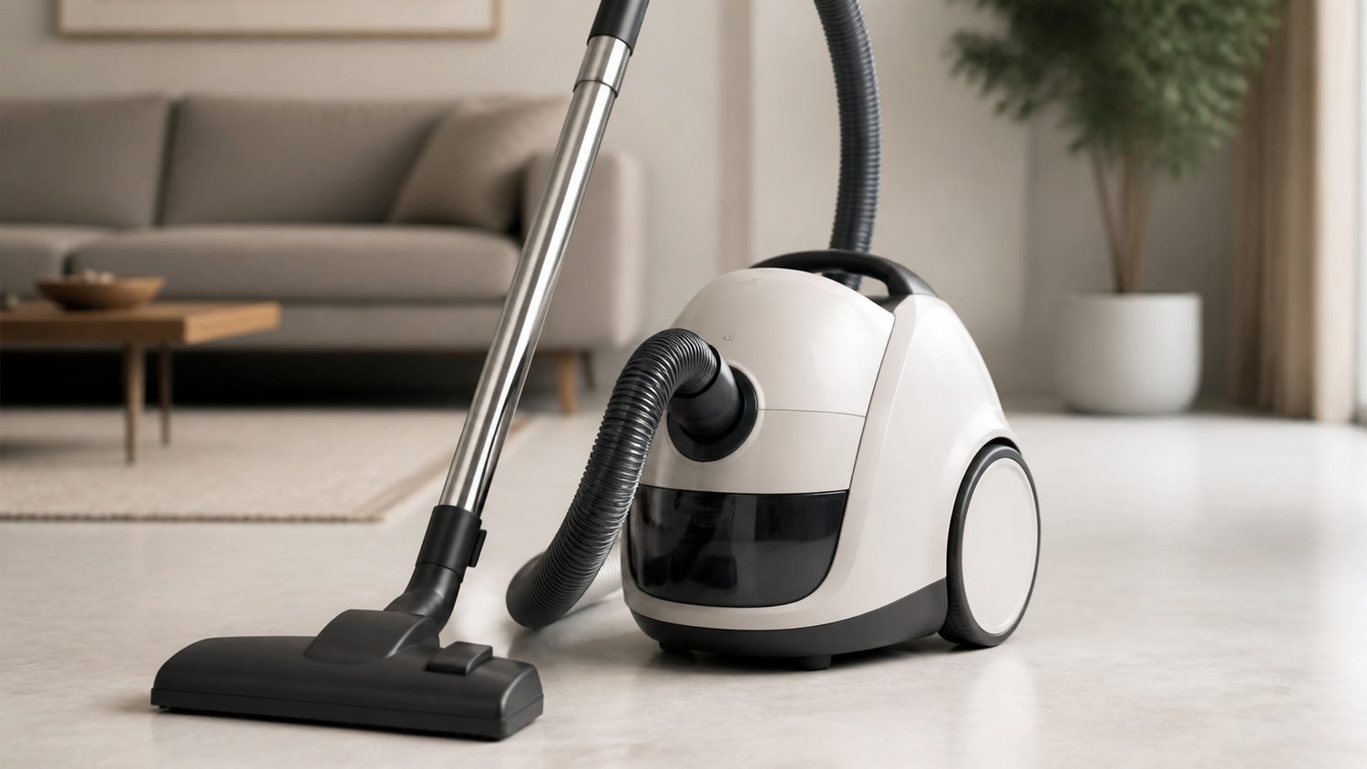 Illustration for vacuum cleaner for home in india