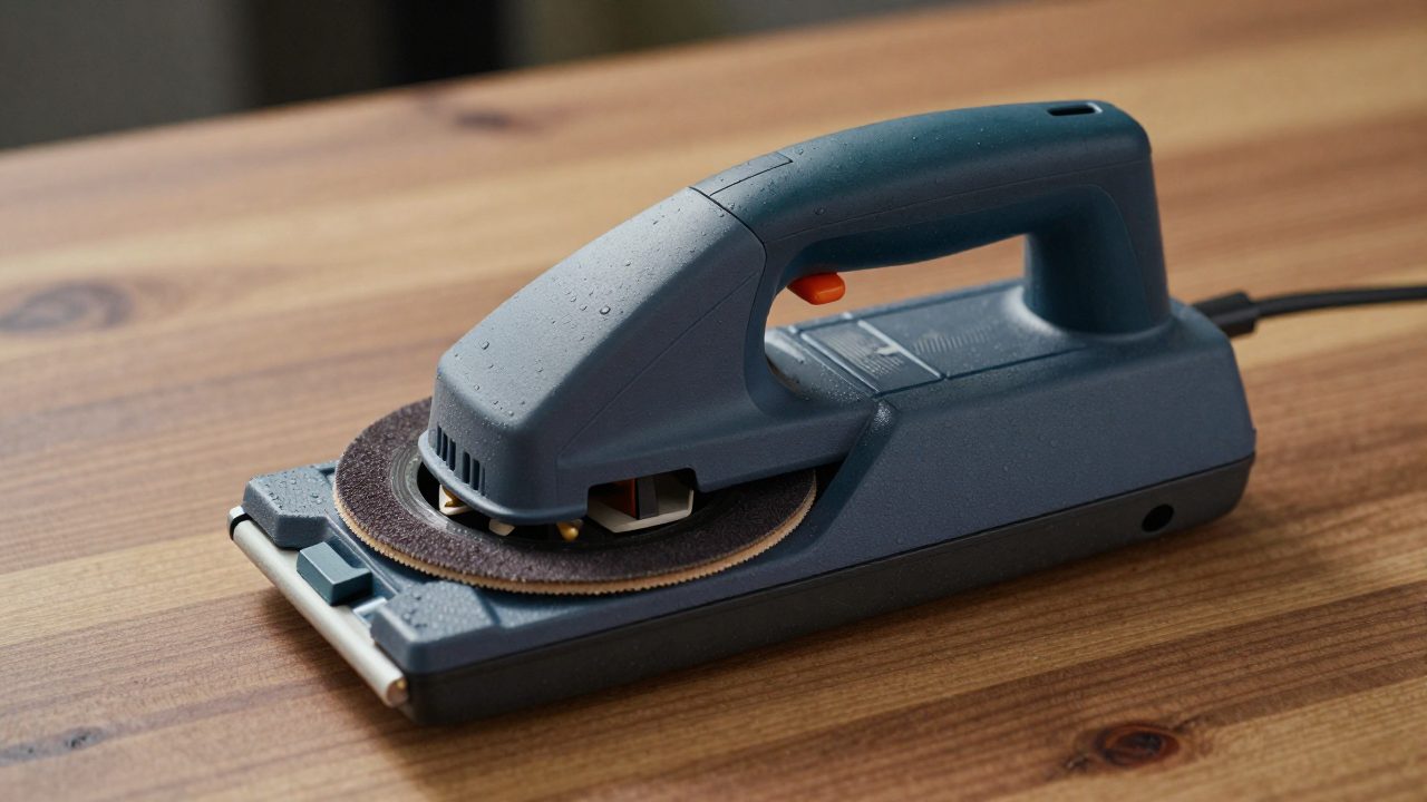 Illustration for wet belt sander for glass