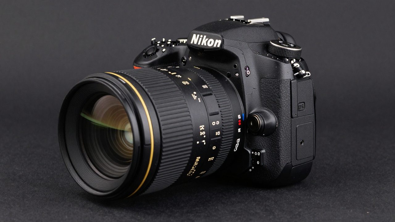 Illustration for wide angle lens for nikon d80