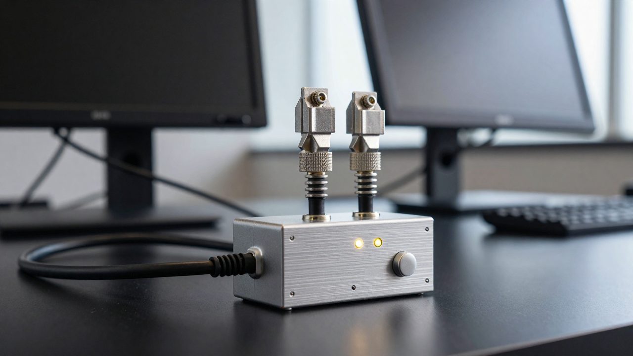 Illustration for 2 port dvi kvm switch