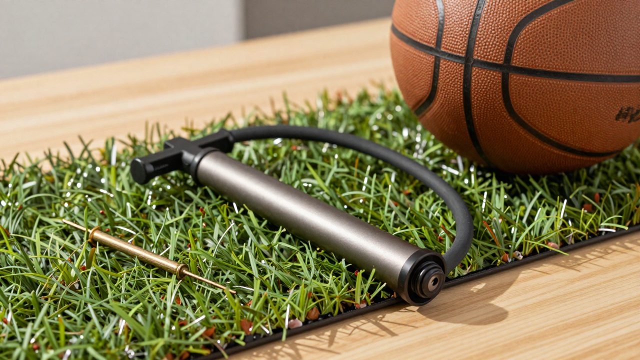 Illustration for air pump for balls