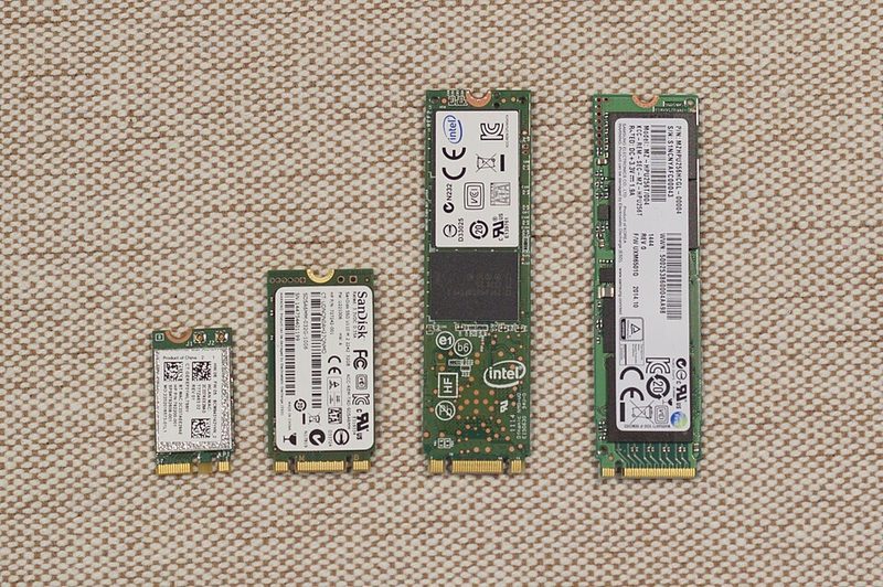NVMe or SATA SSD, 256-512 GB