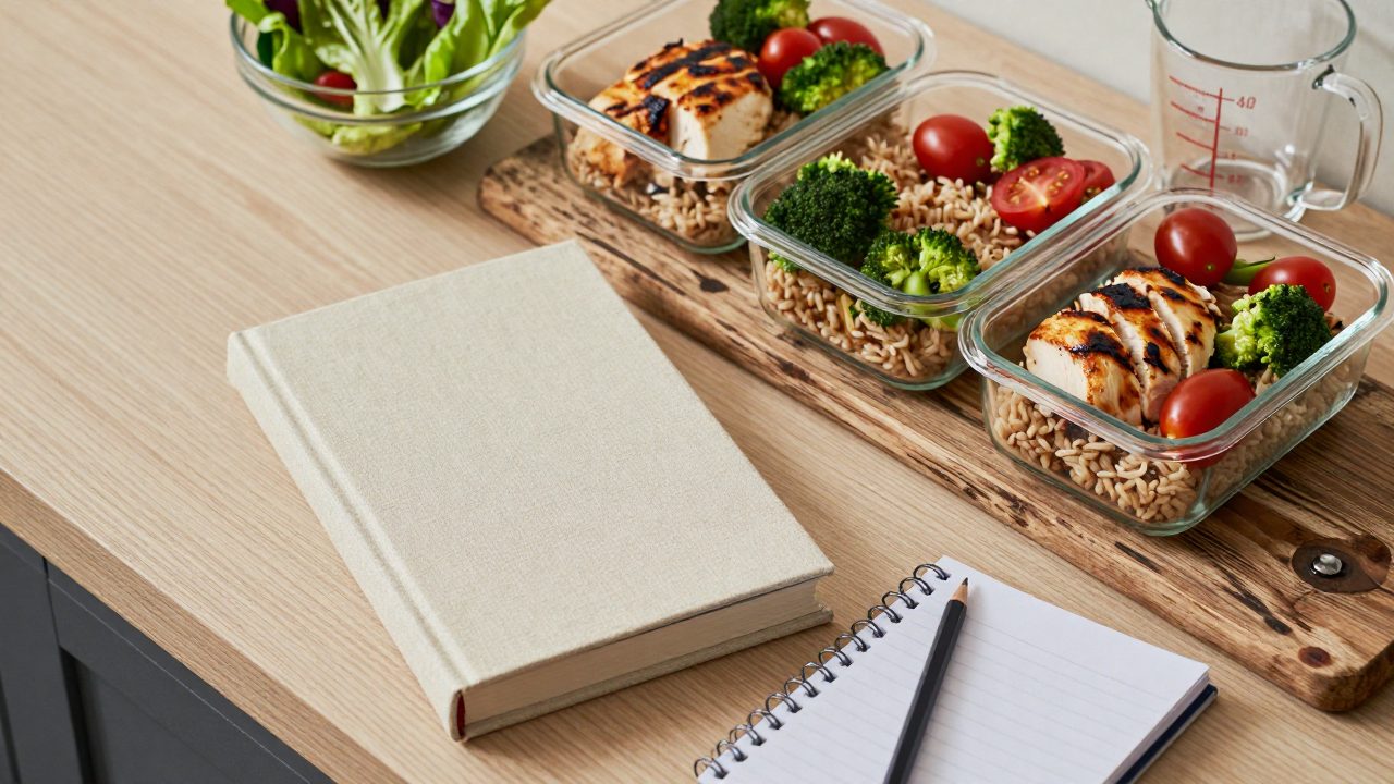 Illustration for body cookbook and menu plan