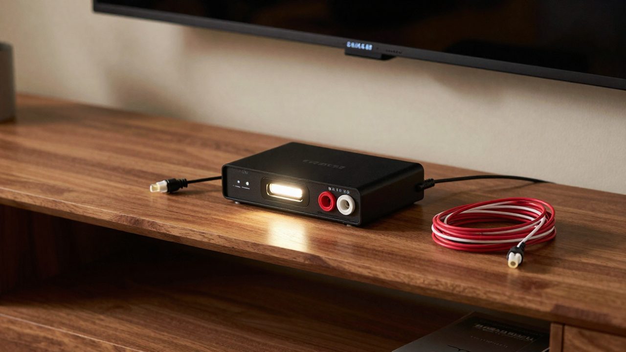 Illustration for digital to analog audio converter for samsung tv