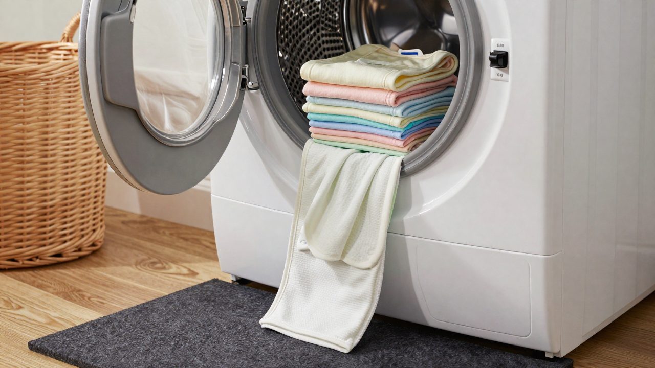 Illustration for dryer sheets for baby