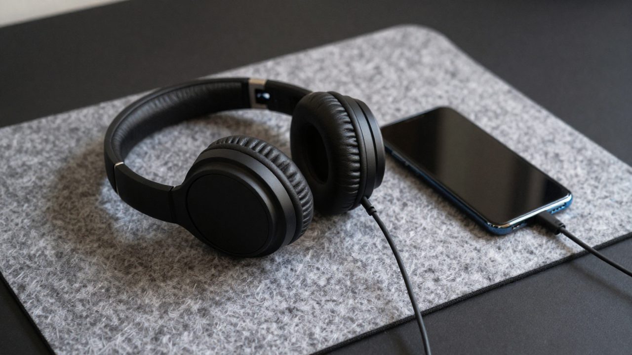 Illustration for headphones for htc one m9