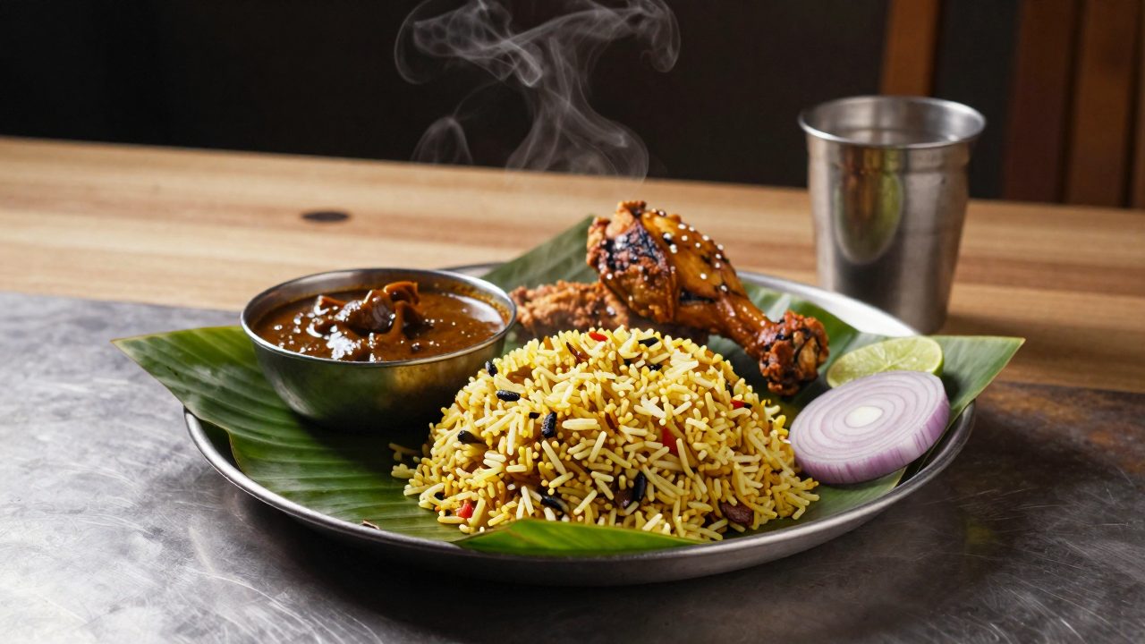 Illustration for non veg hotel mysore
