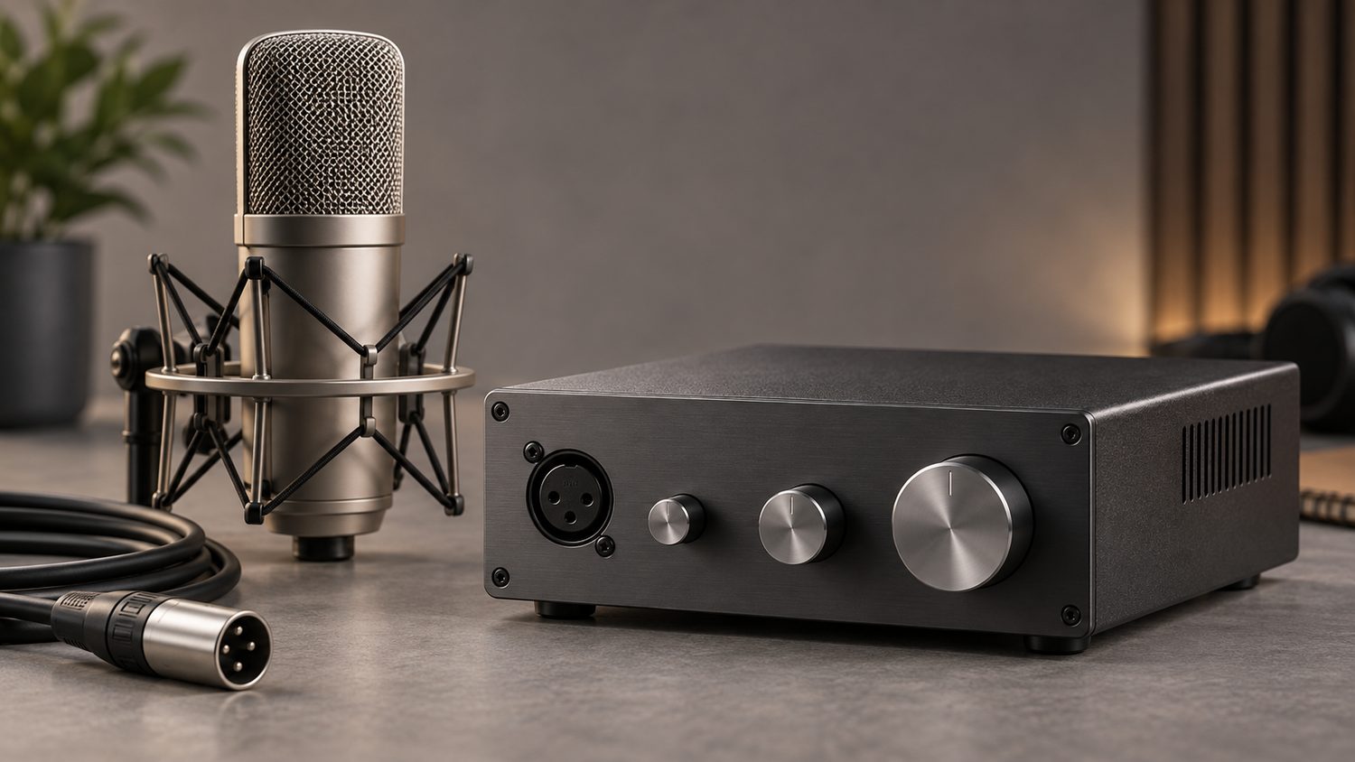 Illustration for preamp for rode nt1
