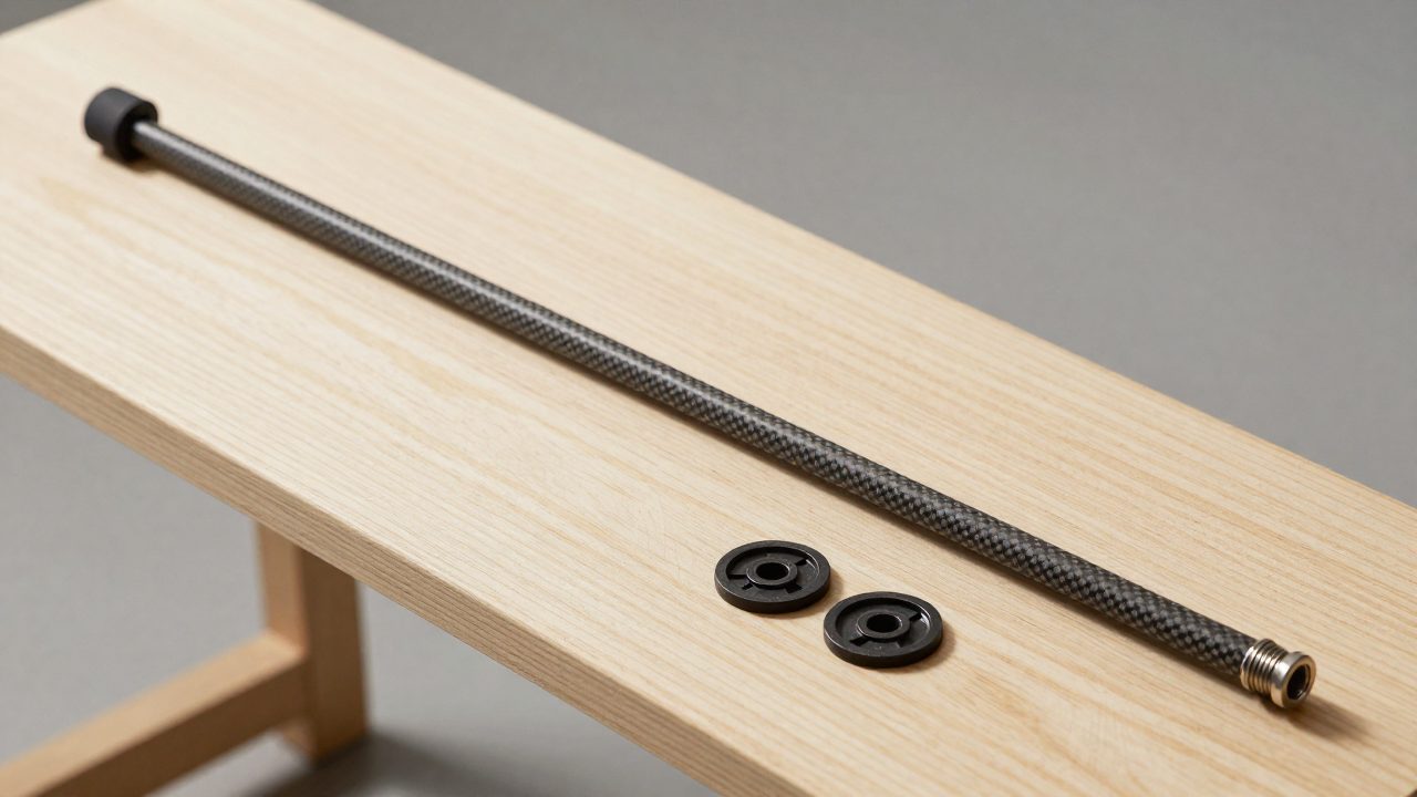 Illustration for stabilizer for recurve bow