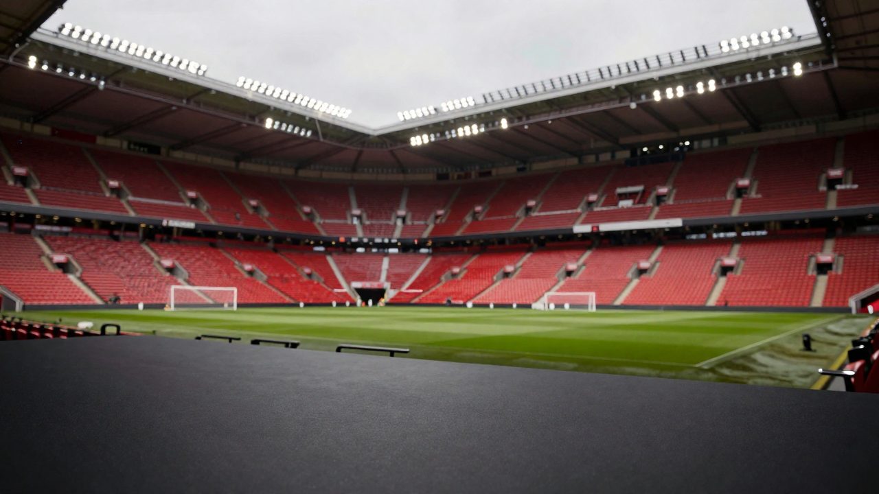 Illustration for stand at old trafford