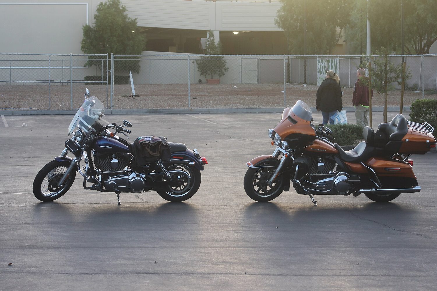 Harley Davidson Cruiser and Touring bike (parked) - Ride for Kids Las vegas 2019