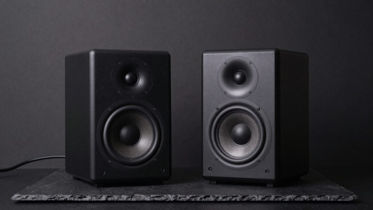 Illustration for studio monitors for focusrite scarlett 2i2