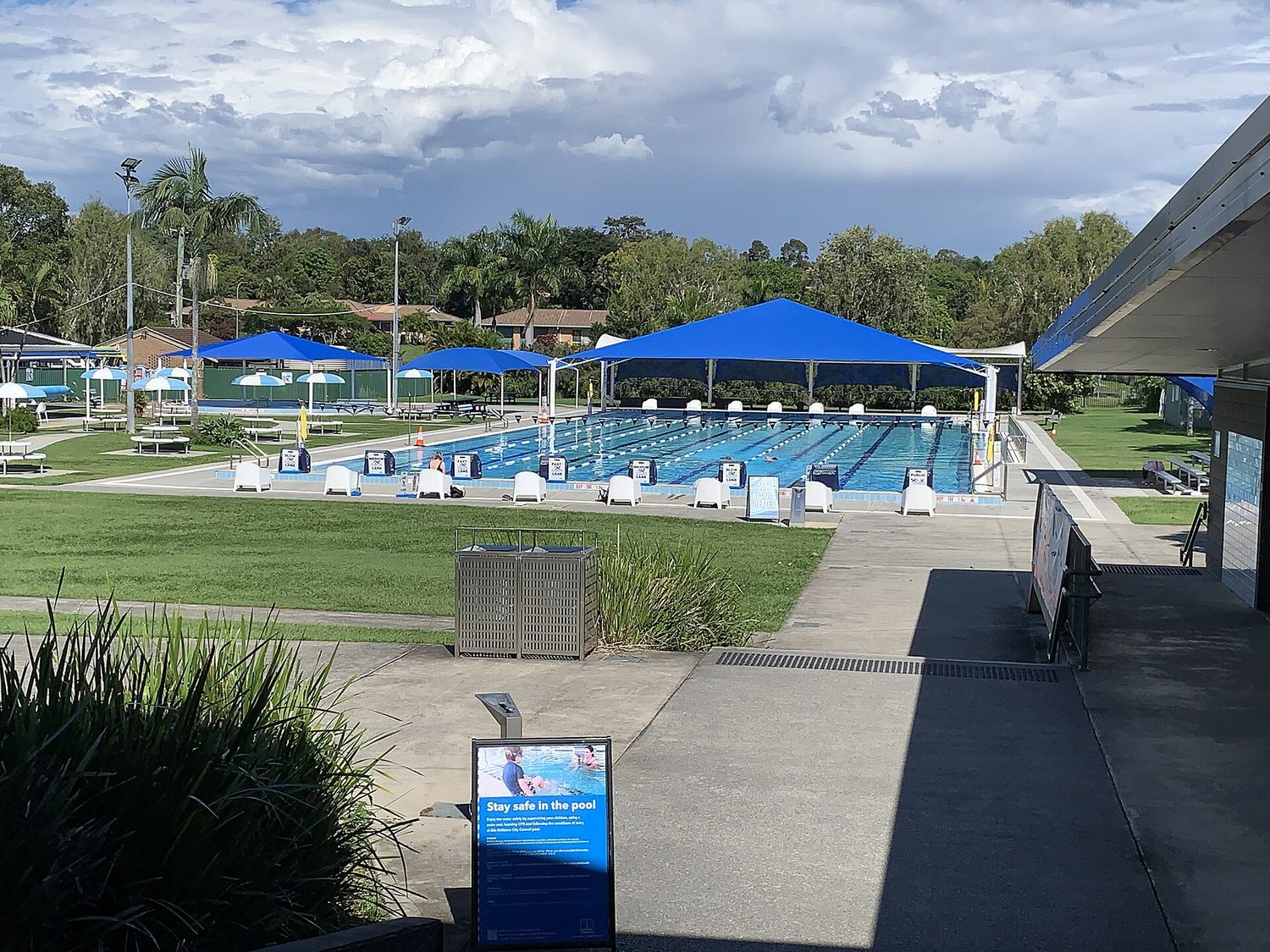 Bellbowrie swimming pool, main pool with lanes, 2025