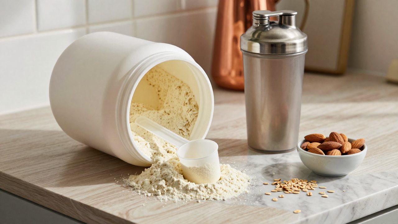 Illustration for vegan protein powder brands in india