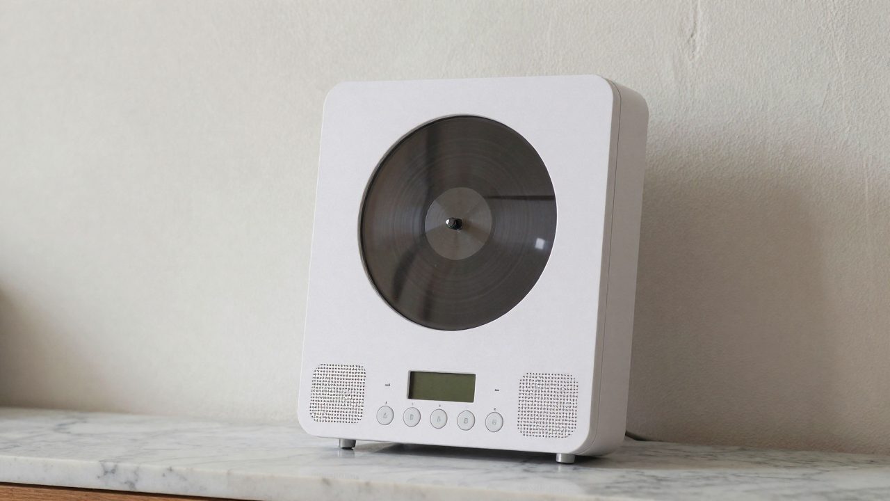 Illustration for wall mounted dvd player